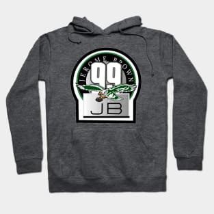 Jerome Brown Philadelphia Eagles Memorial Logo Hoodie